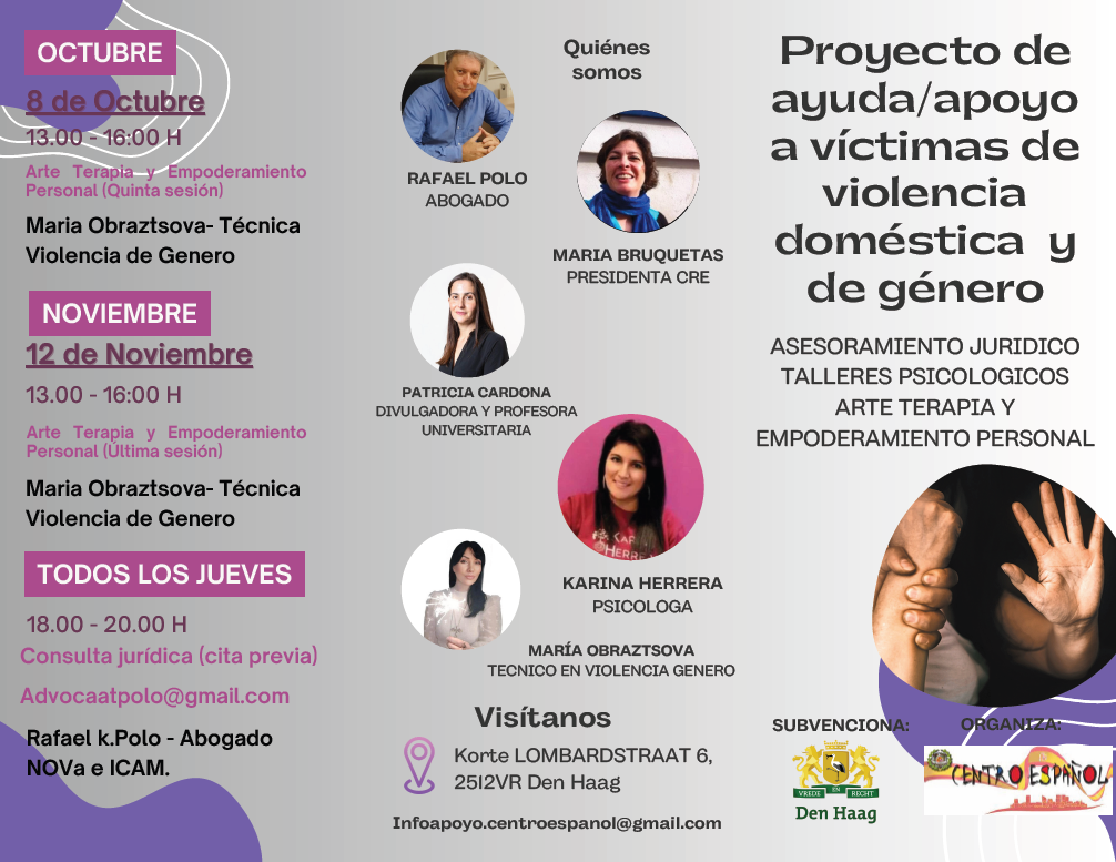Brochure - Proyecto Ayuda Violencia Género